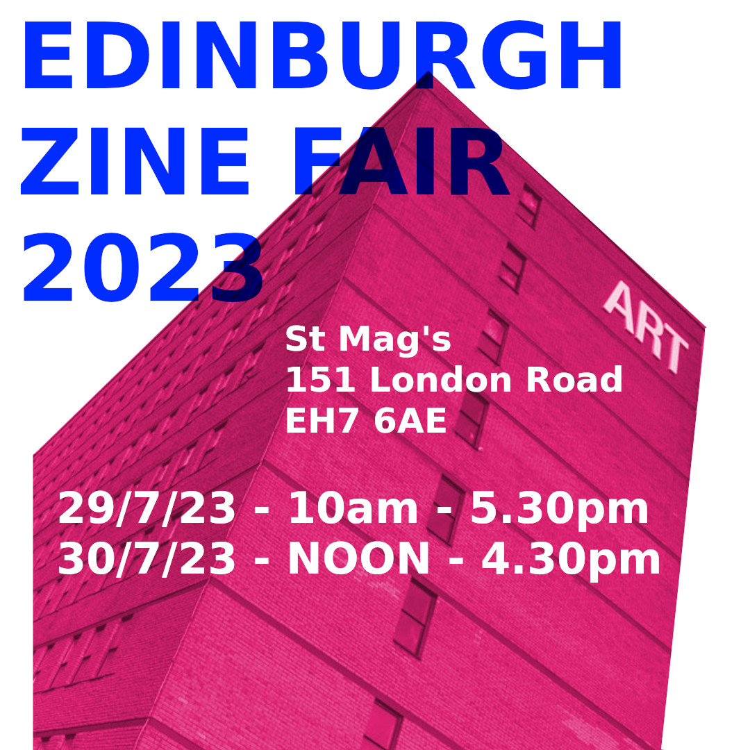 Edinburgh Zine Fair poster